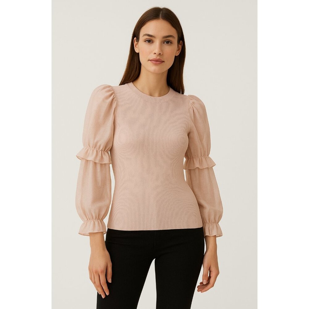 Zara Puff Sleeve‎ Top